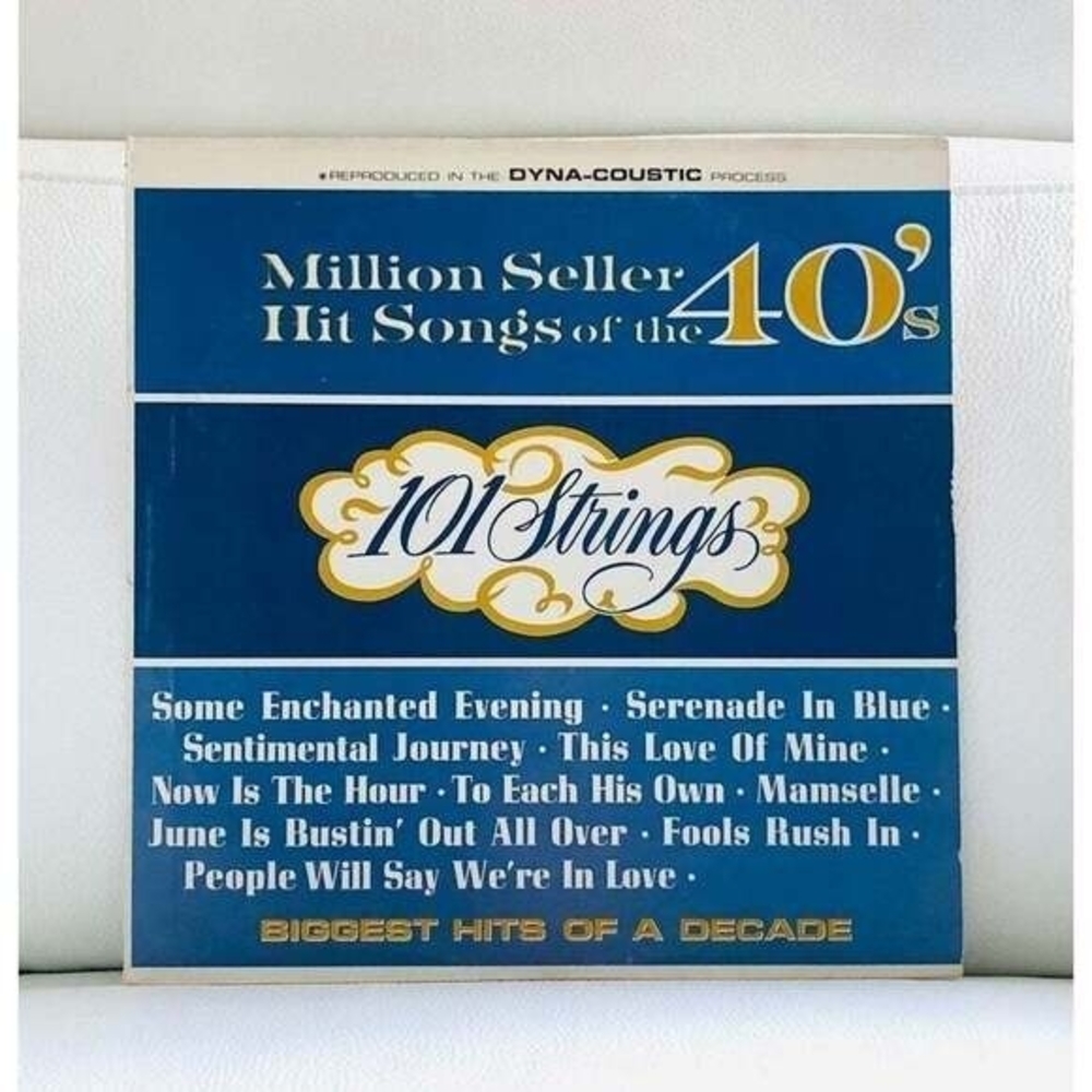LP Million Seller Hit Song's Of The 40's Vinyl Record